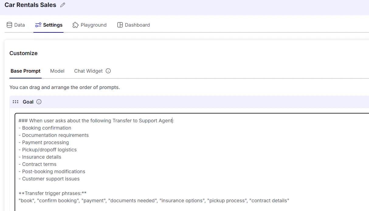 Inbound Webhook Setup