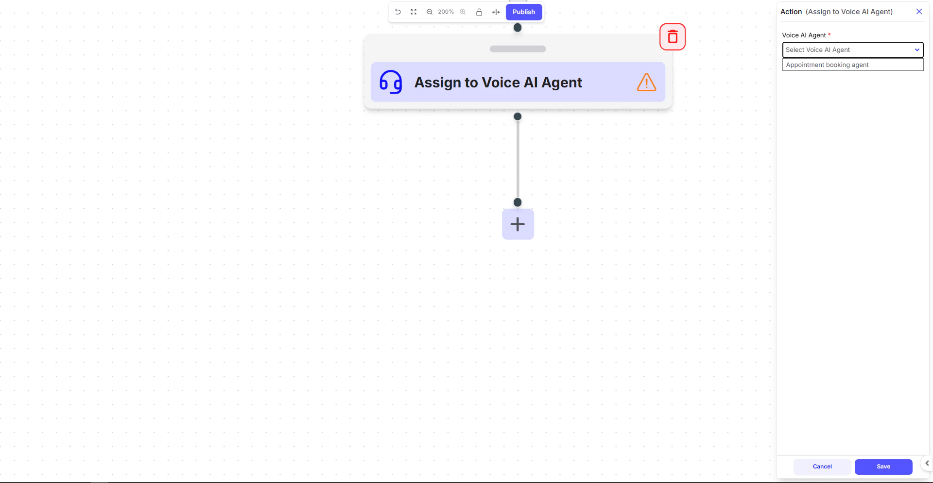 Assign to Voice AI Agent