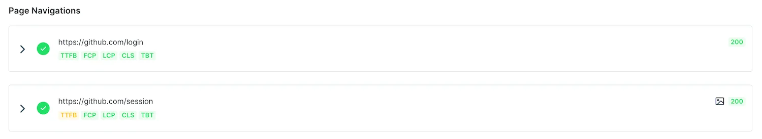 check results browser page navigation