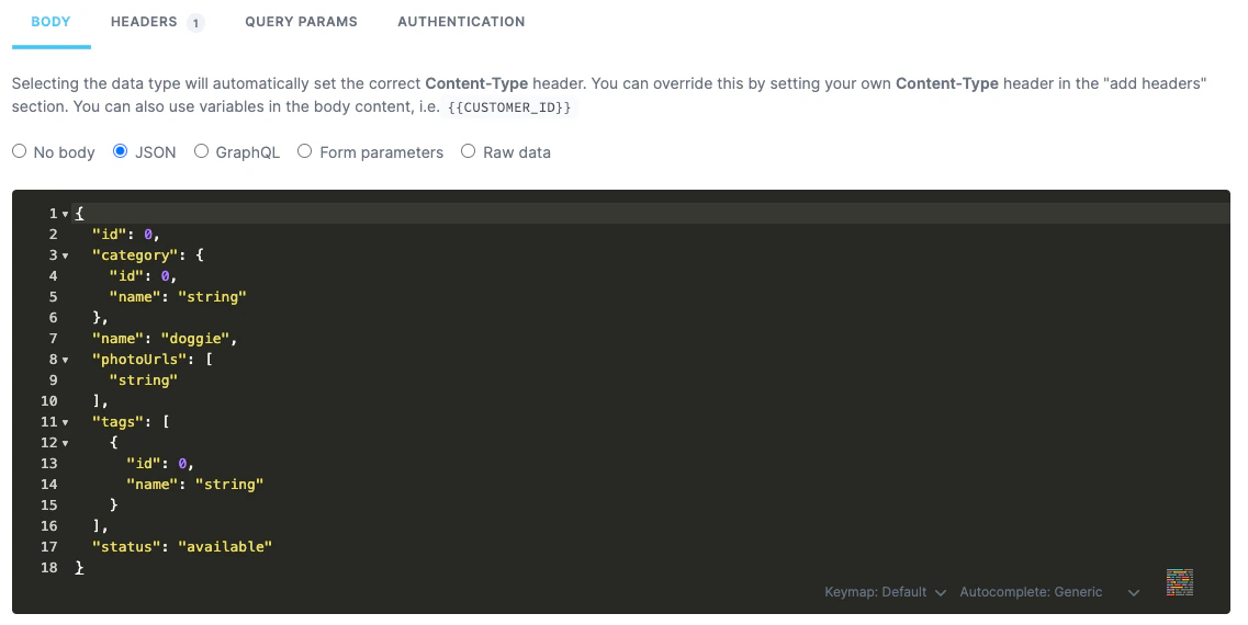screenshot of checkly filled in check body