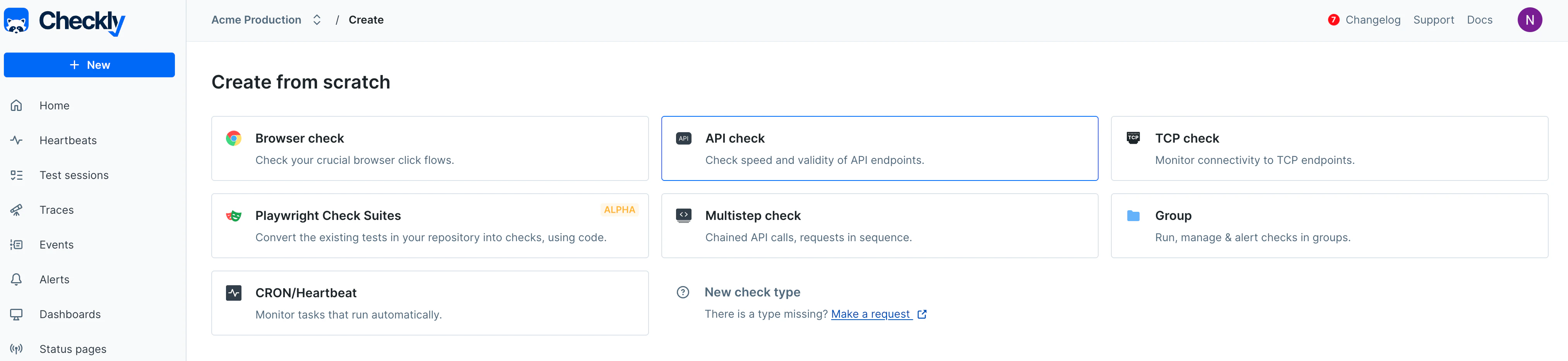 A diagram of dependencies