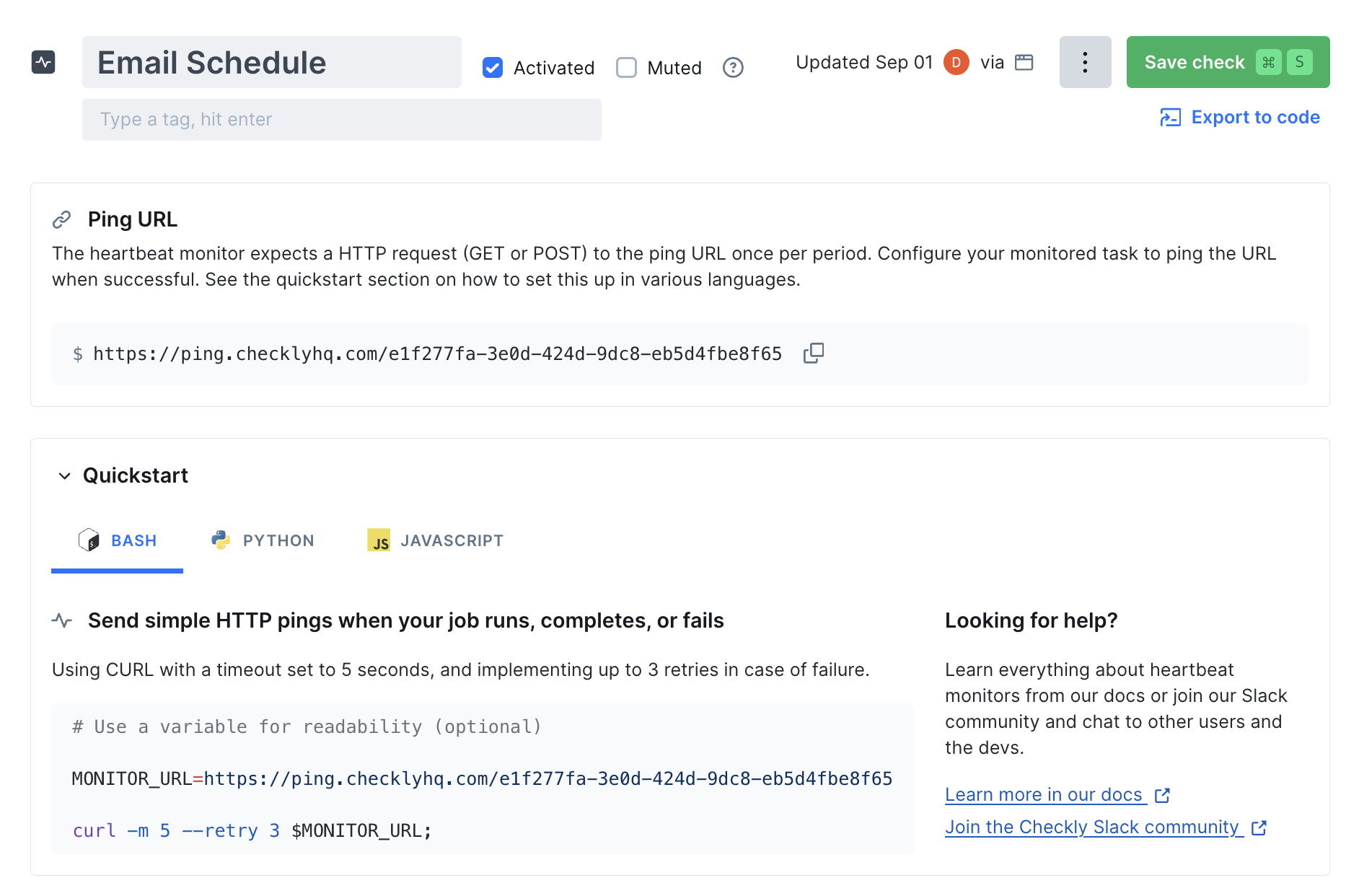 Light mode interface