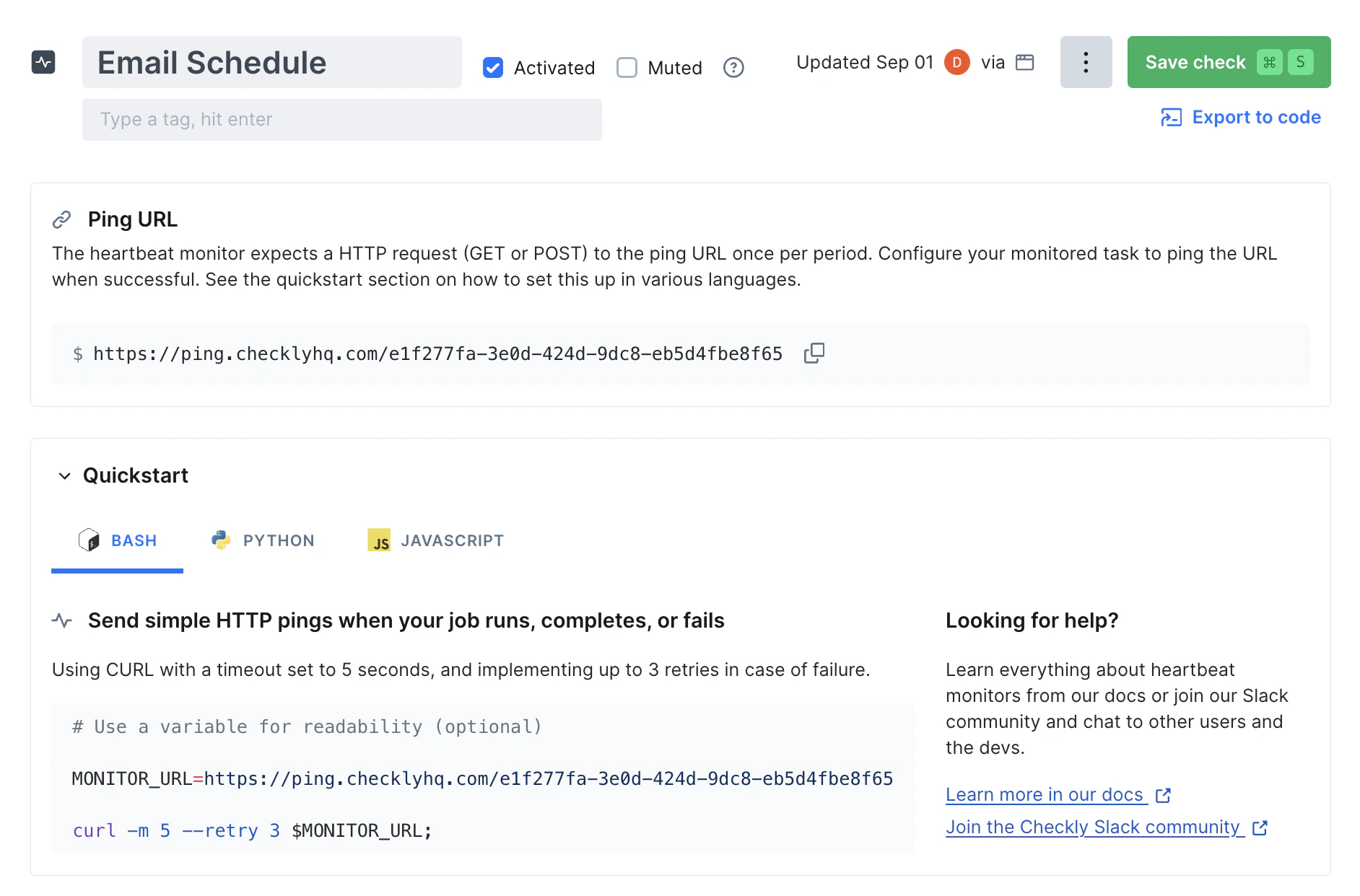 Light mode interface