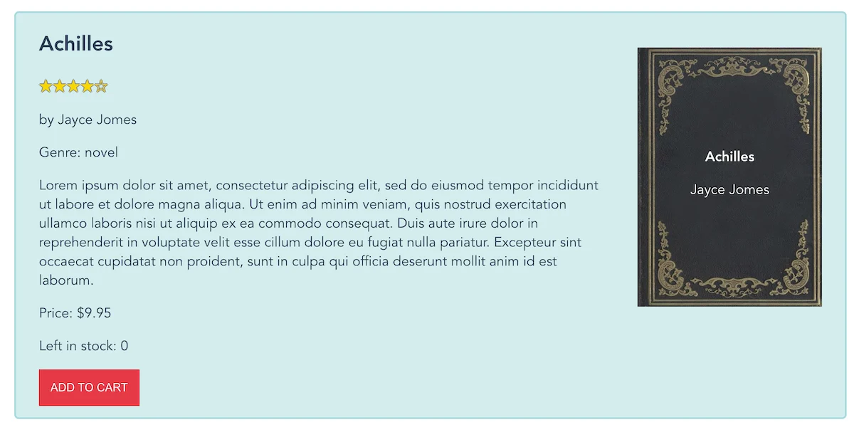 Our e-commerce storefront