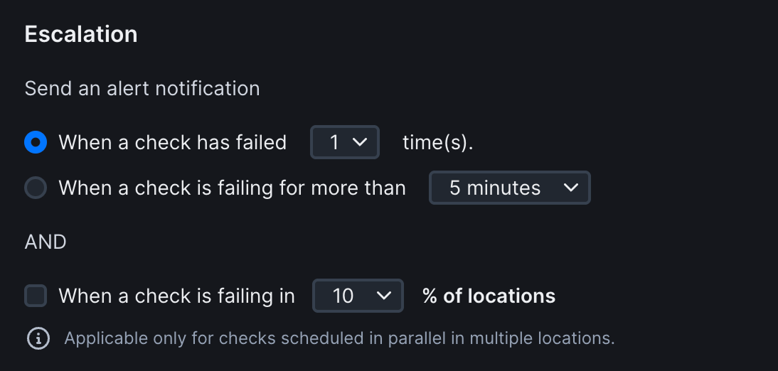Dark mode interface
