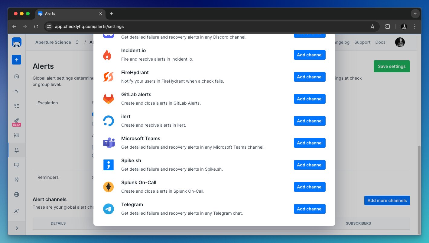 setup checkly msteams integration step 5