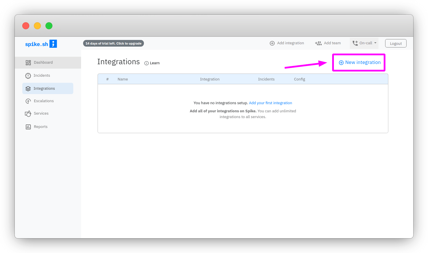 setup checkly spikesh step 2