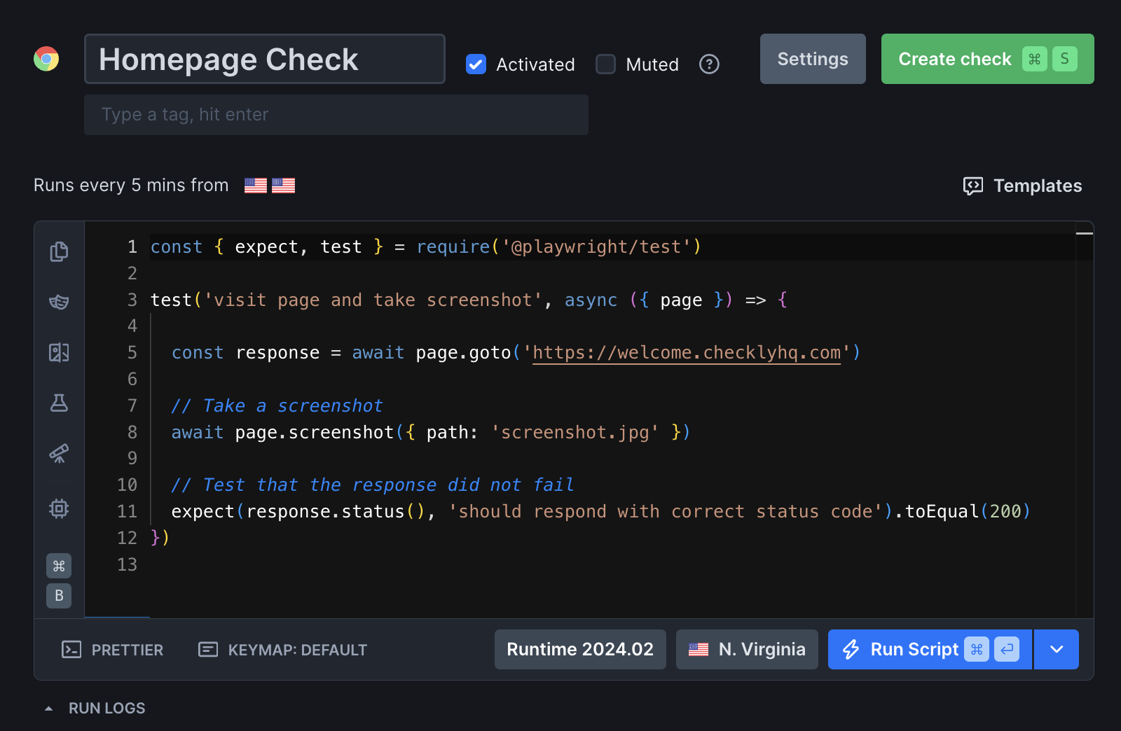 Browser check overview