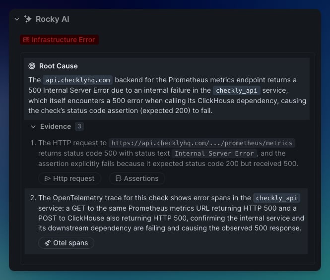 Rocky Ai Otel Spans