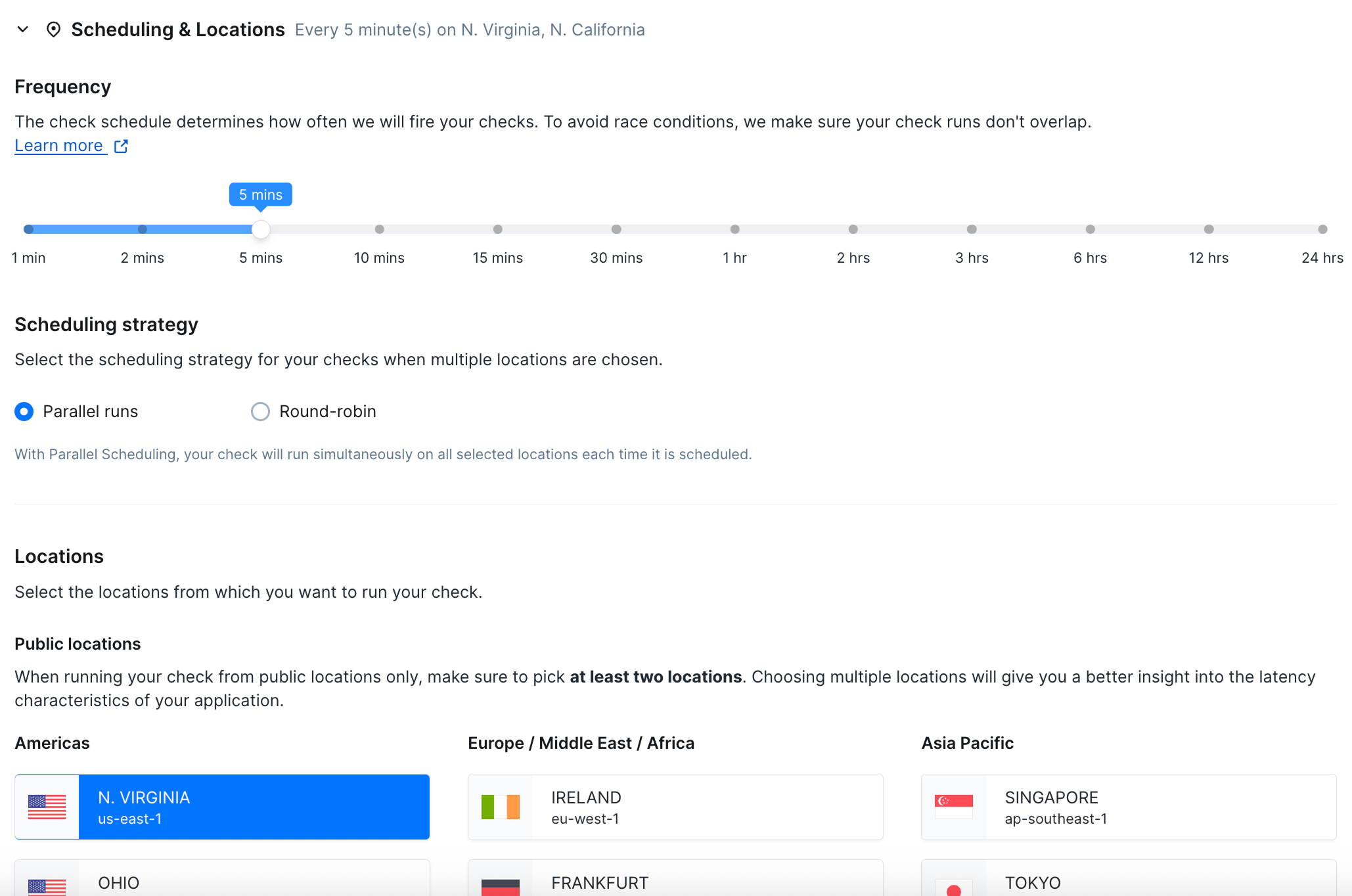 Light mode interface
