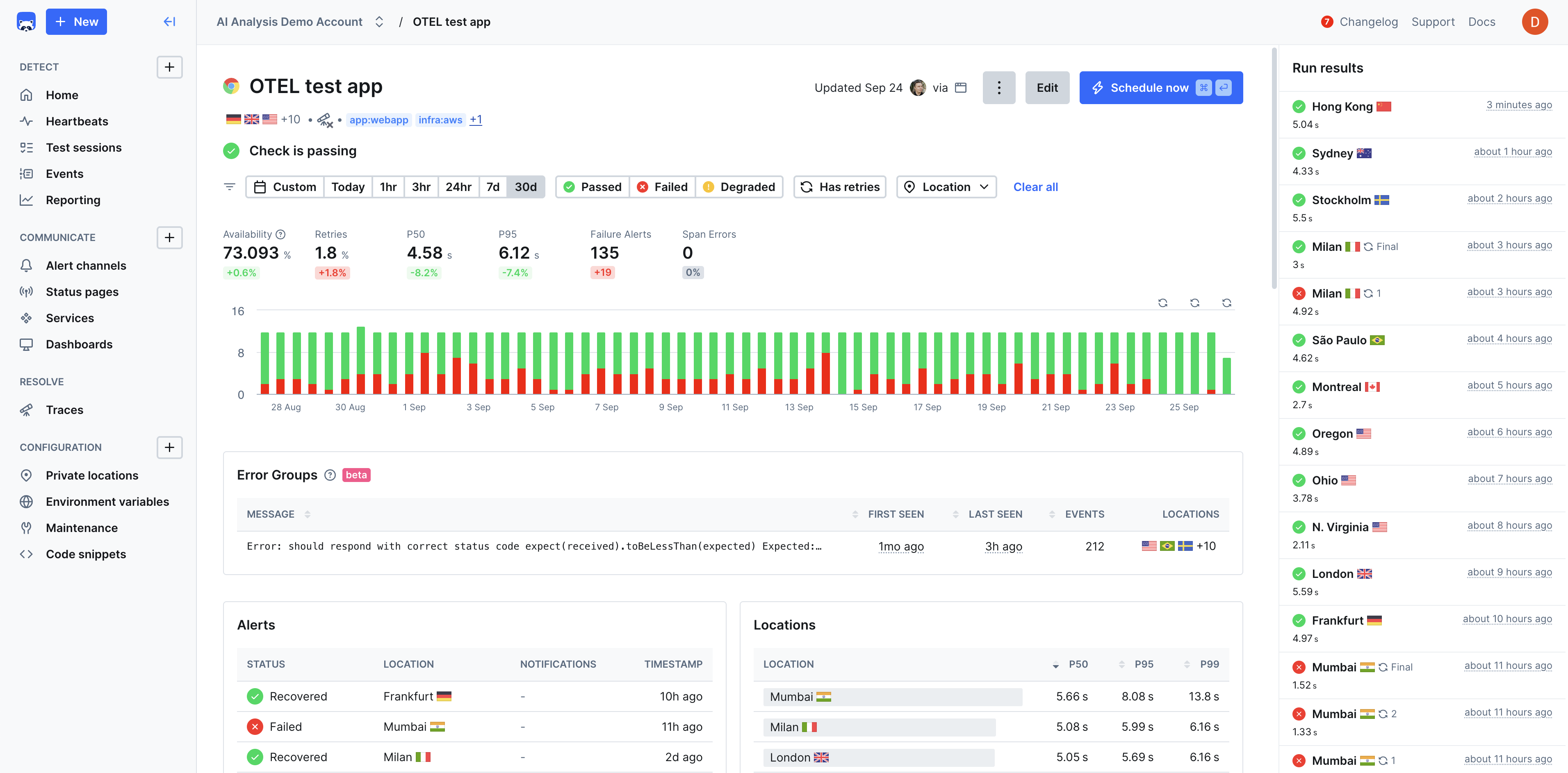 Light mode interface
