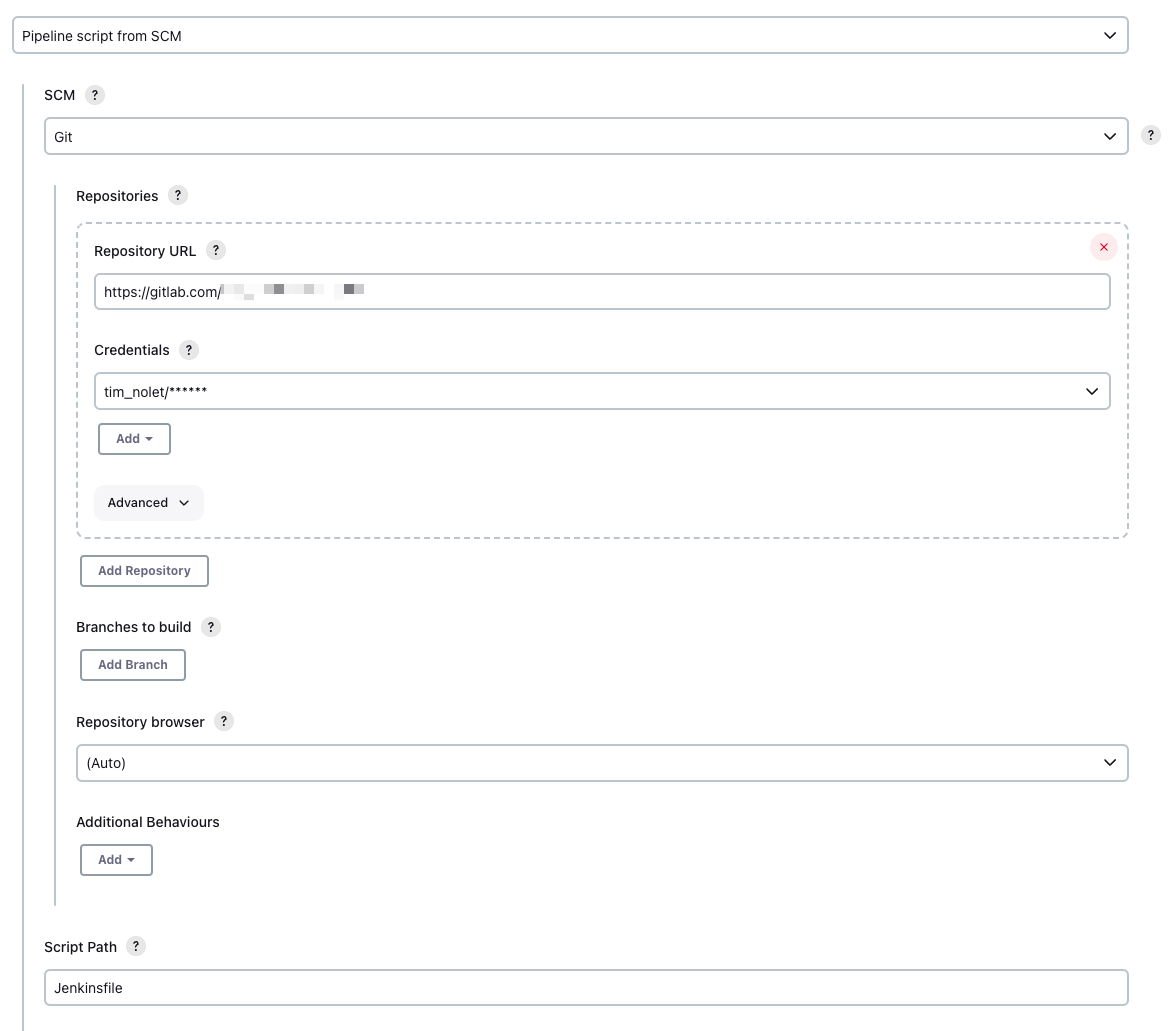 Jenkins Nodejs config
