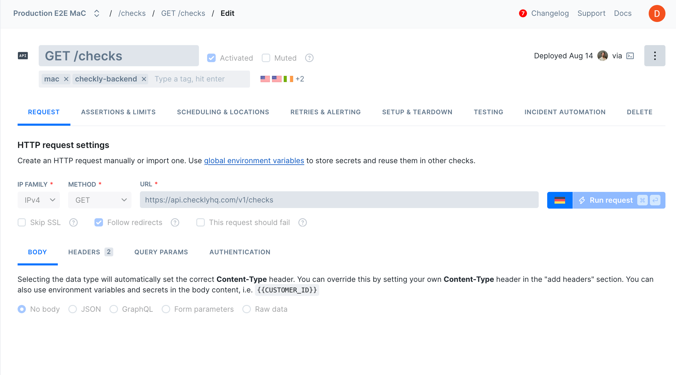 Light mode interface