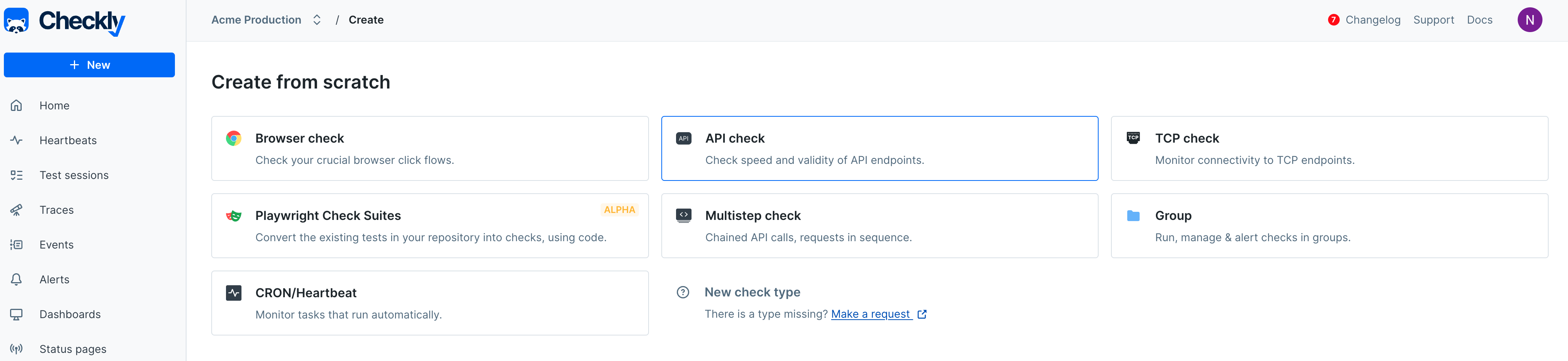 A diagram of dependencies