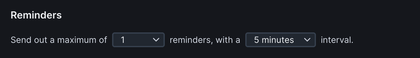 Dark mode interface