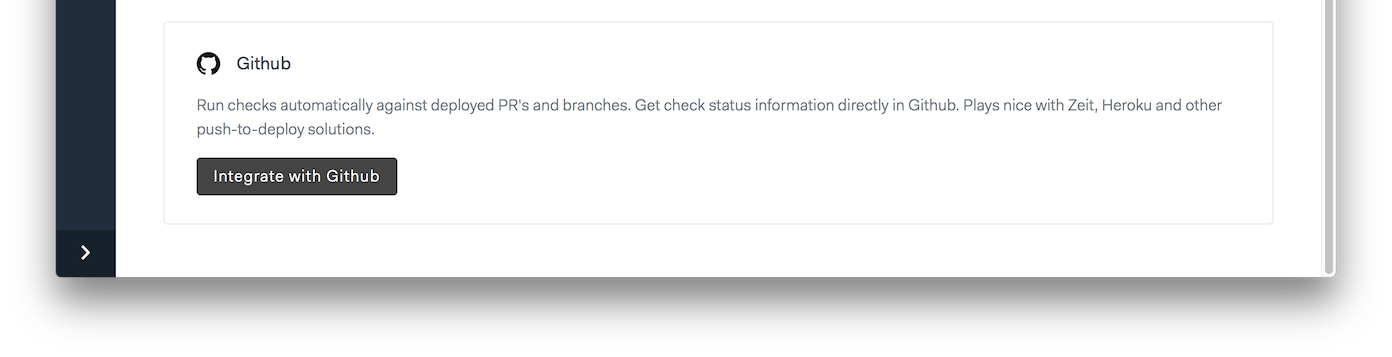 set up GitHub integration step 1