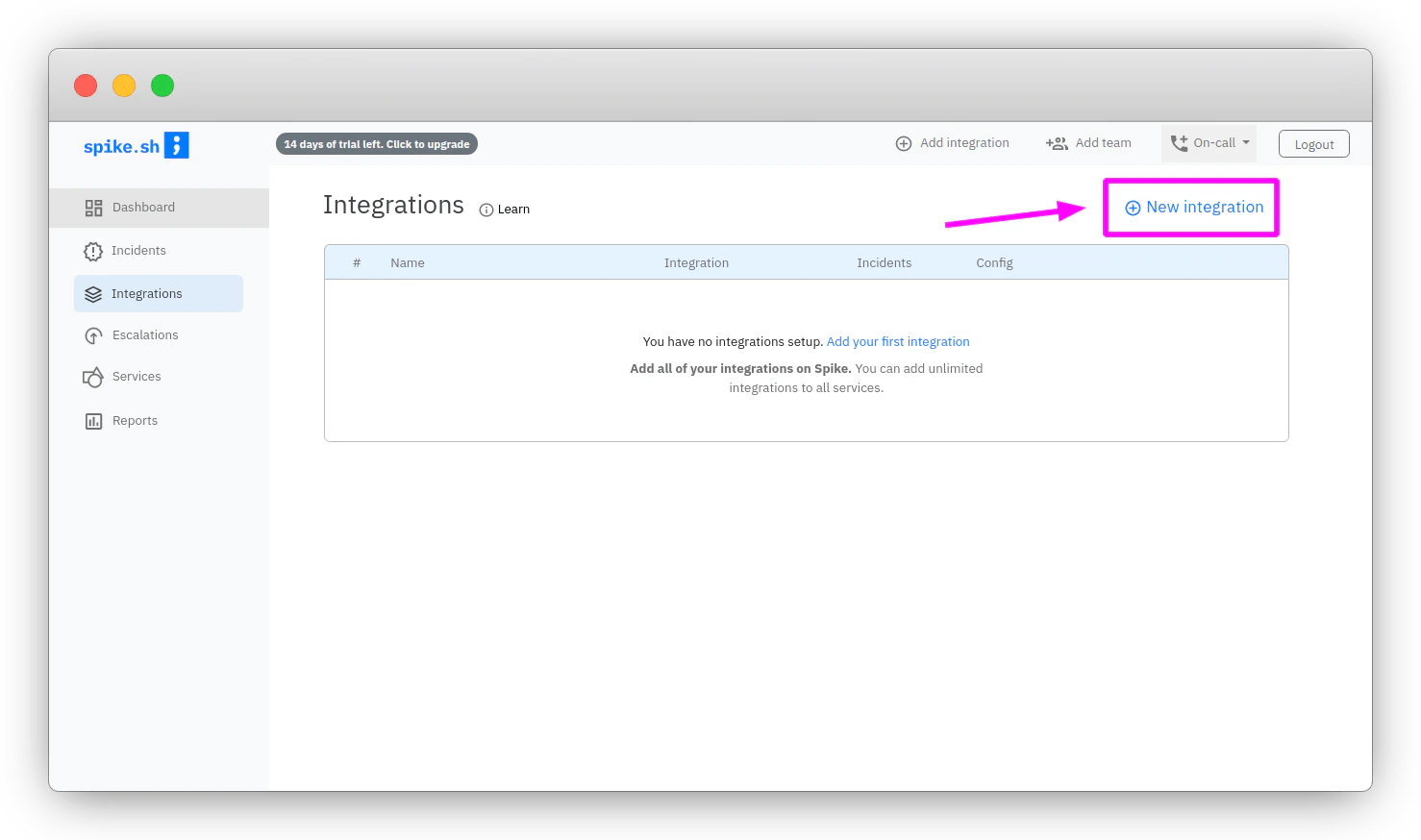 setup checkly spikesh step 2