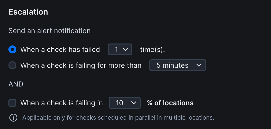Dark mode interface