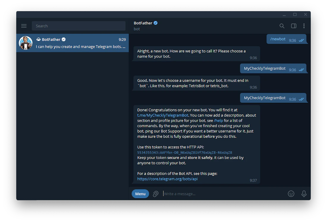 Send Alerts via Telegram - Checkly Docs
