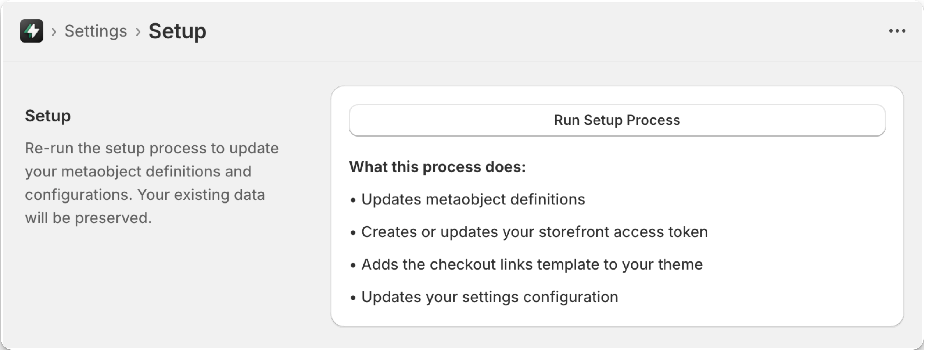 Screenshot showing the setup process to fix 404 errors