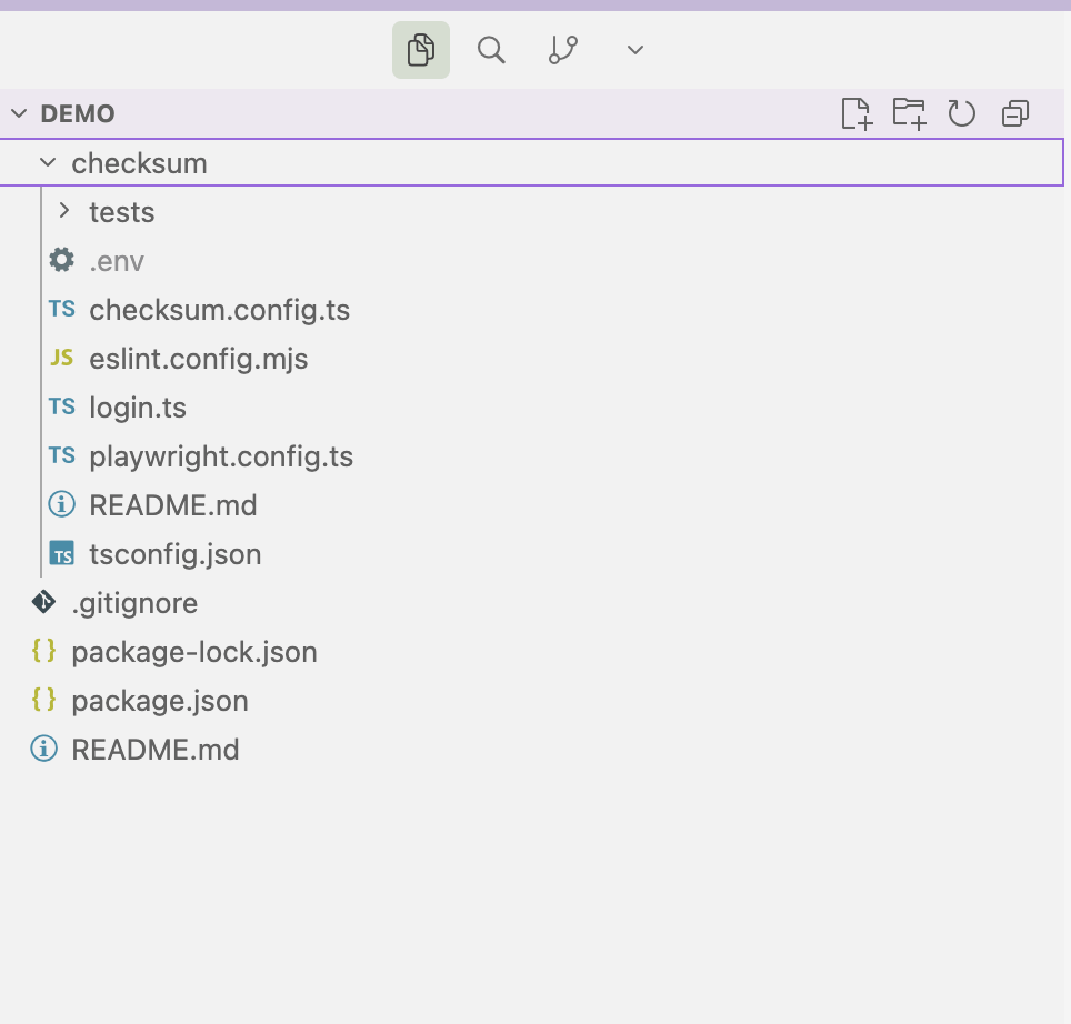 Checksum File Structure