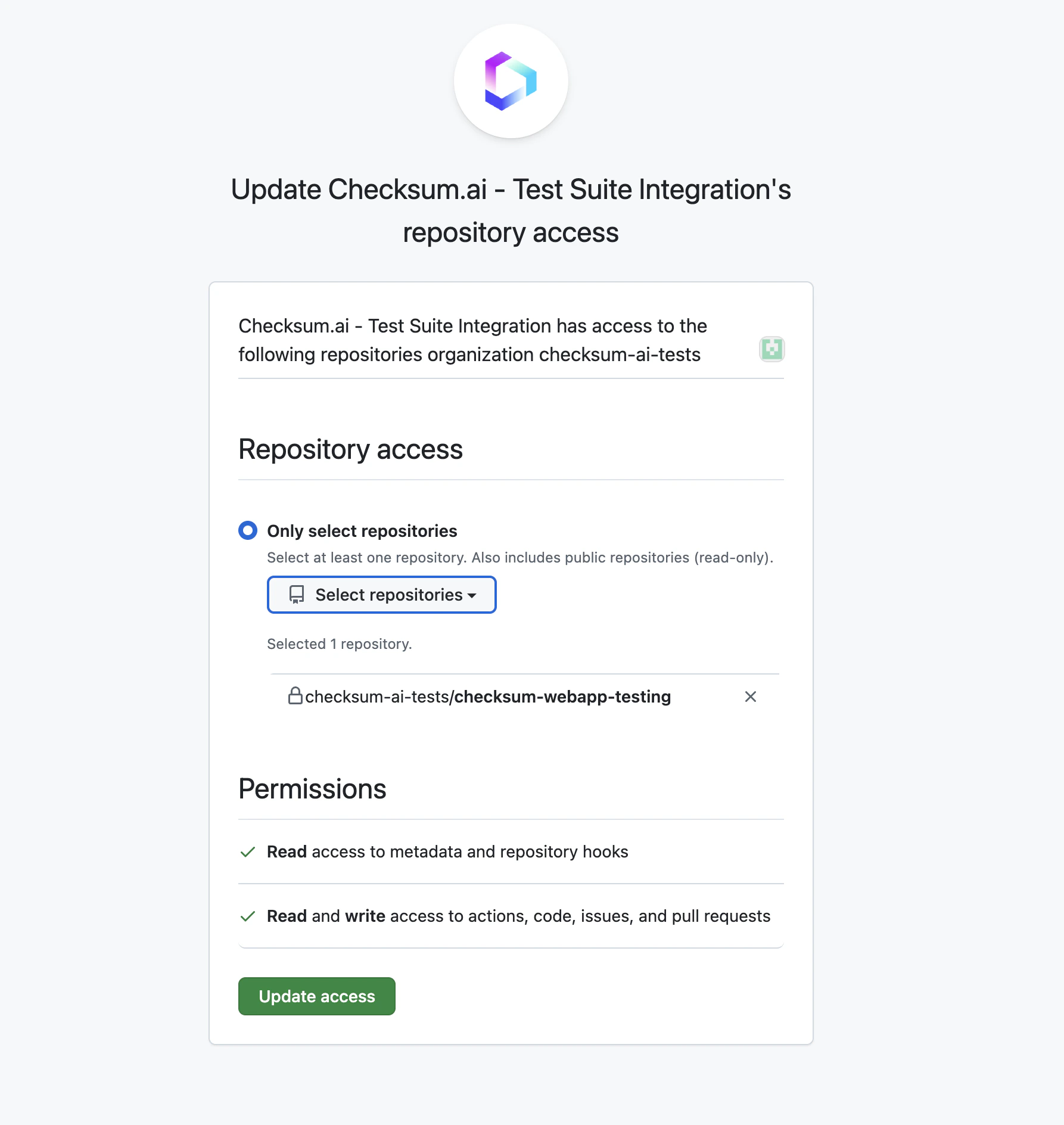 Git Integration - Connection