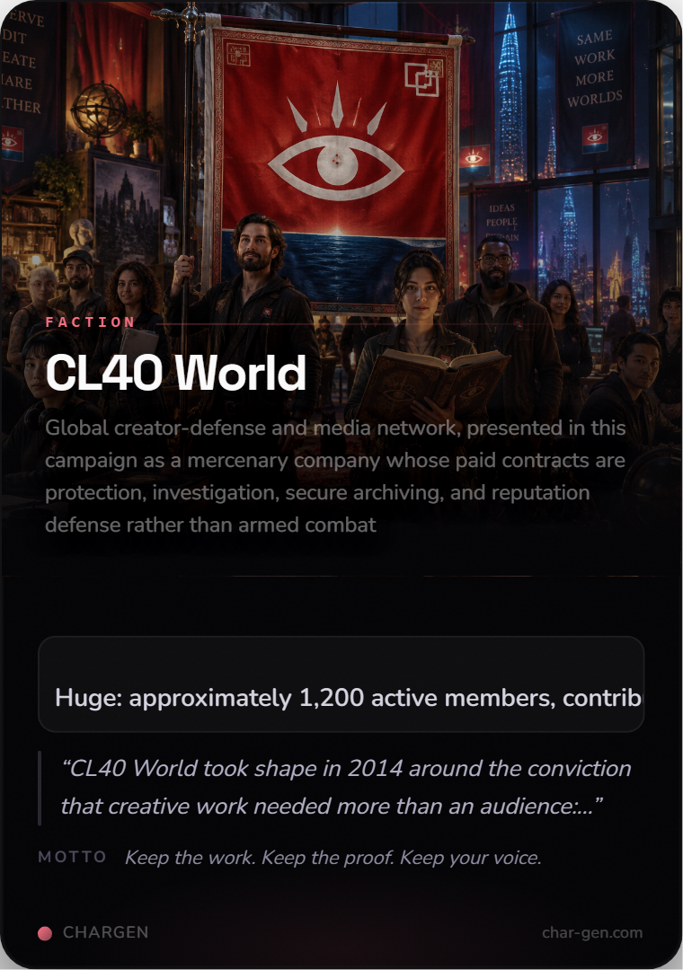 Cl40 World Card