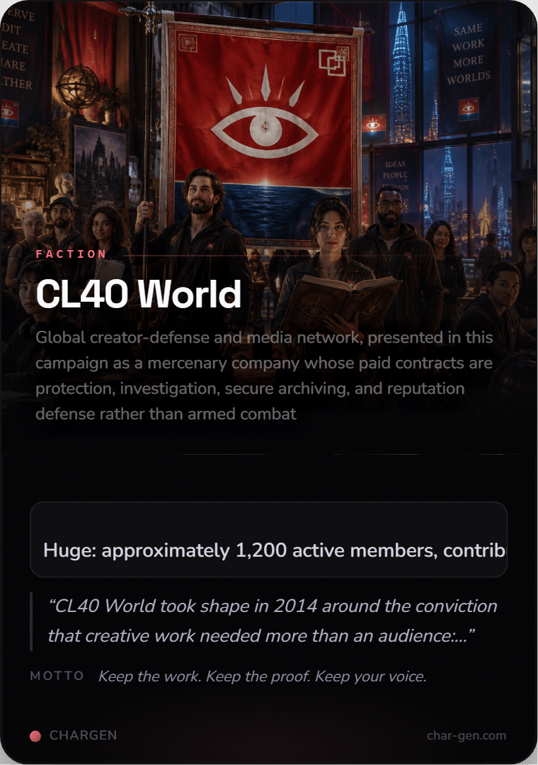 Cl40 World Card