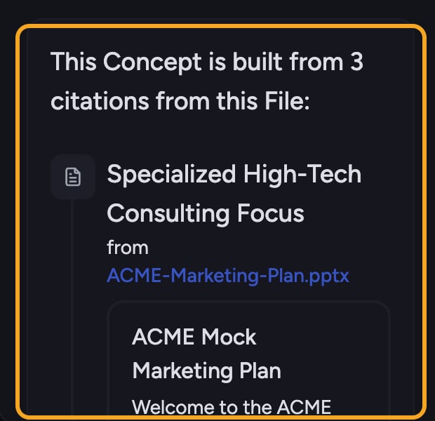 Chief: Concept Timelines — What a Concept Timeline is
