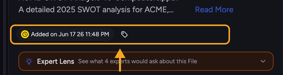 Chief: Asset details — Reading the processing status