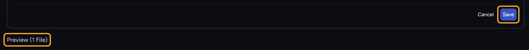 Chief: Building a Collection — the live Preview count and the Save button