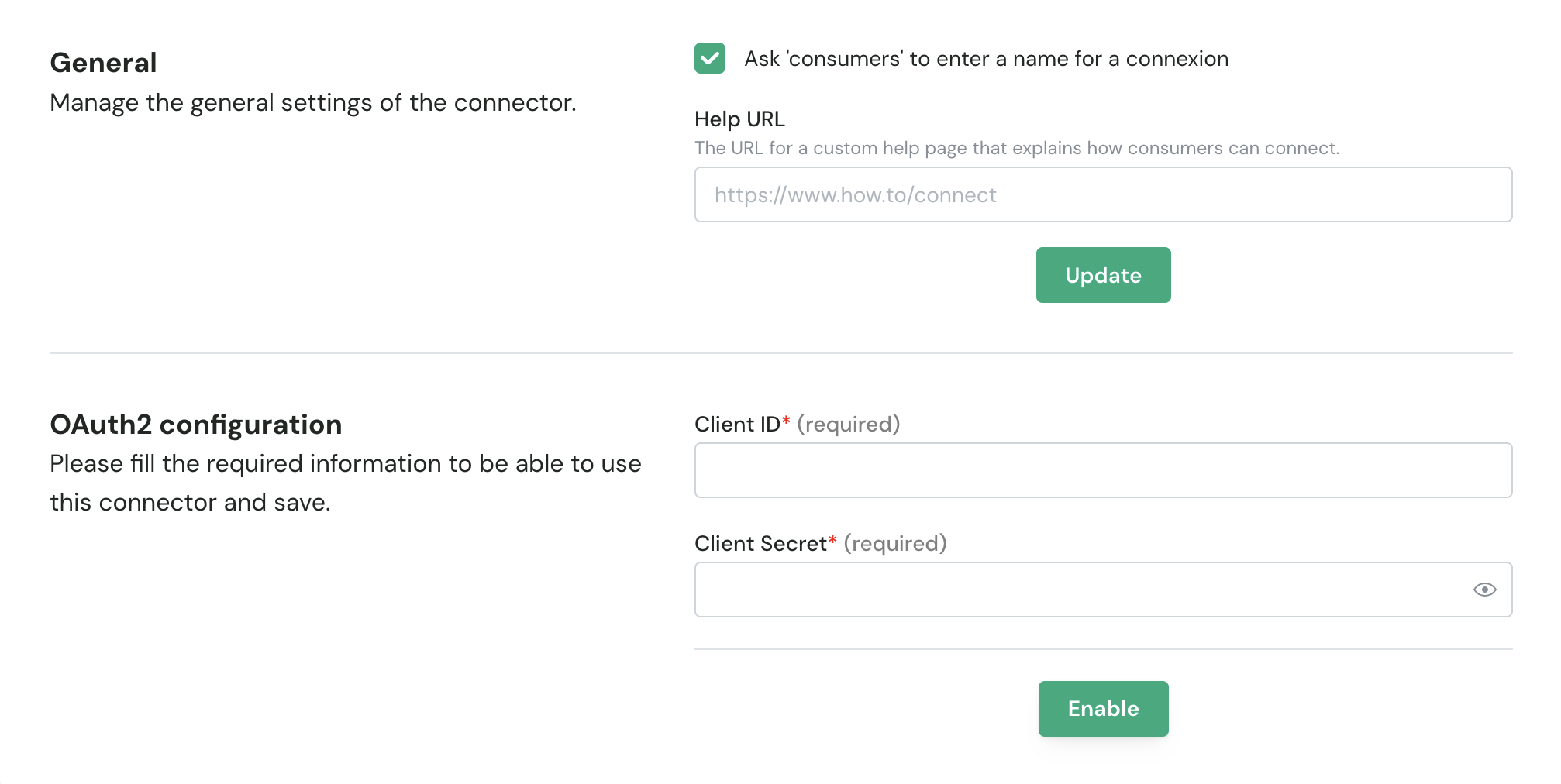 Activate Connector - Oauth2