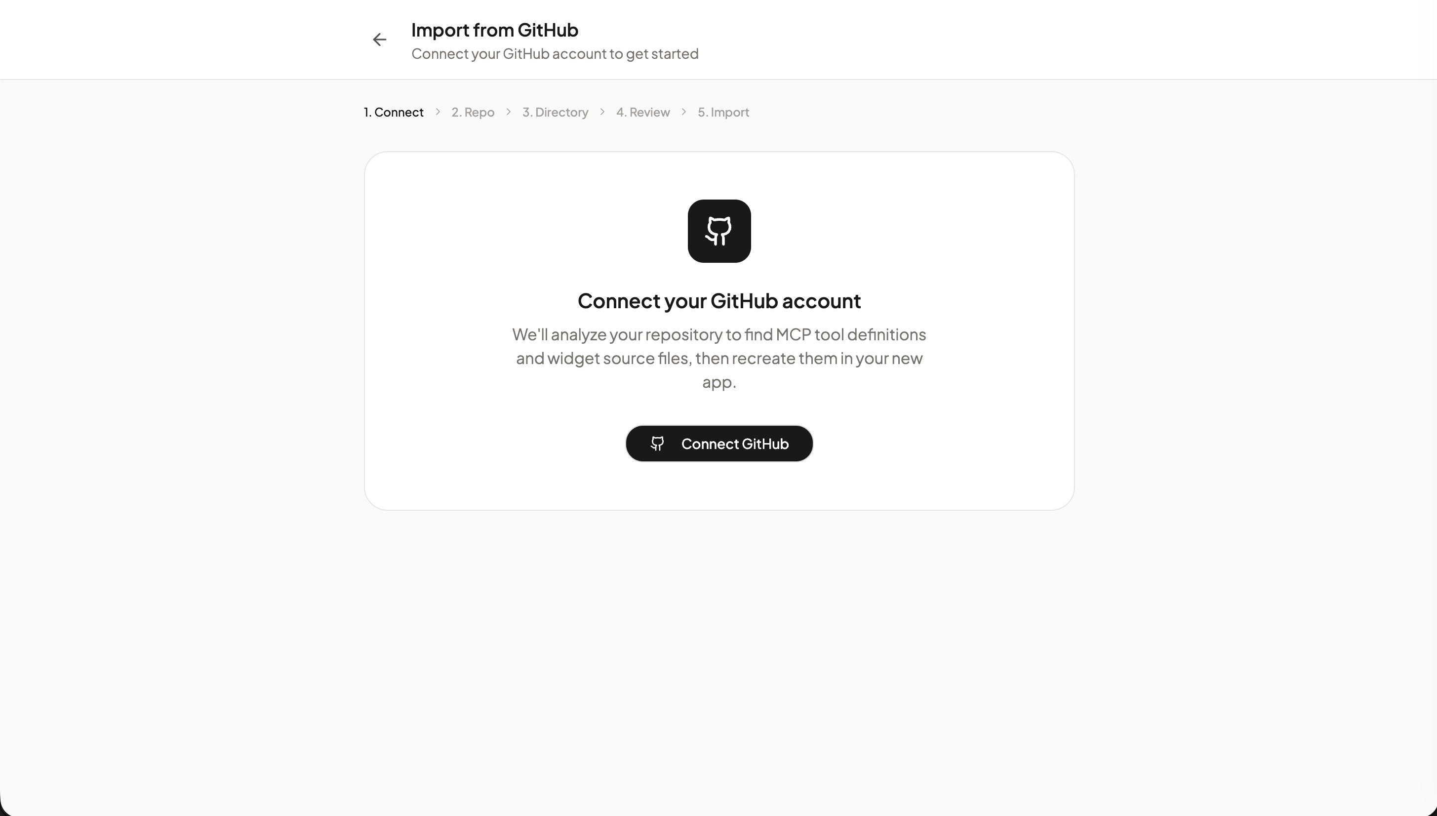 GitHub Sync settings panel