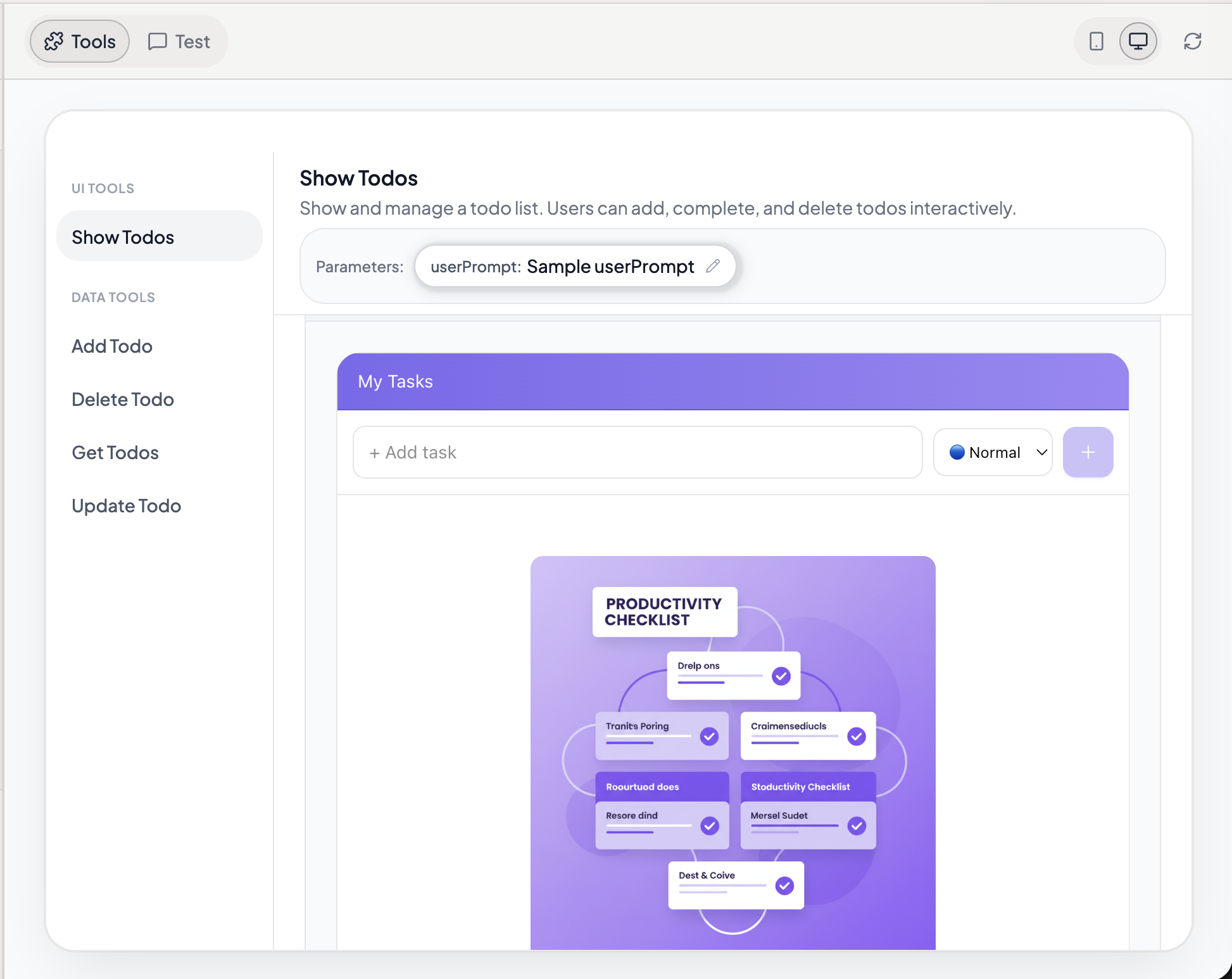 Examples of images in headers, cards, and empty states