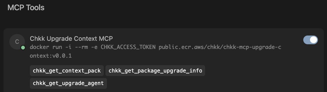 Tokens
Tab
