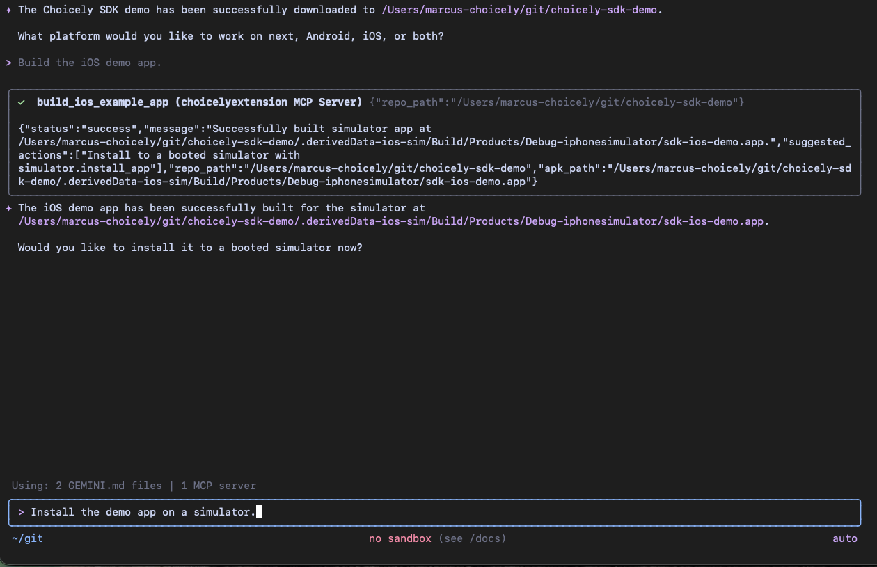 iOS install screenshot