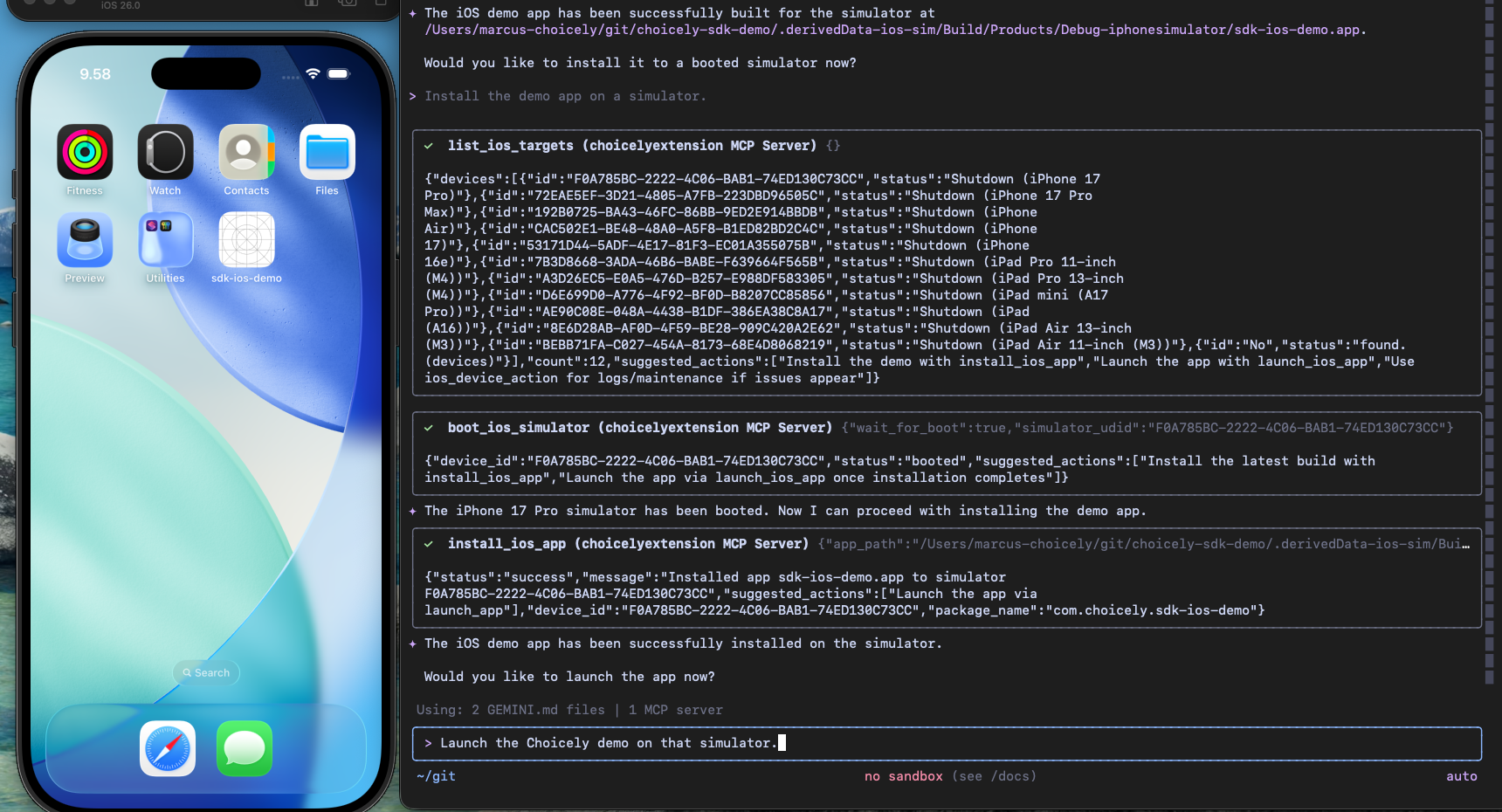 iOS launch screenshot