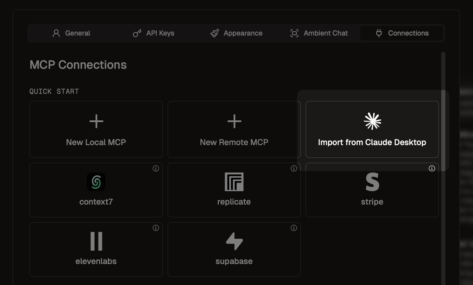 Import from Claude Desktop