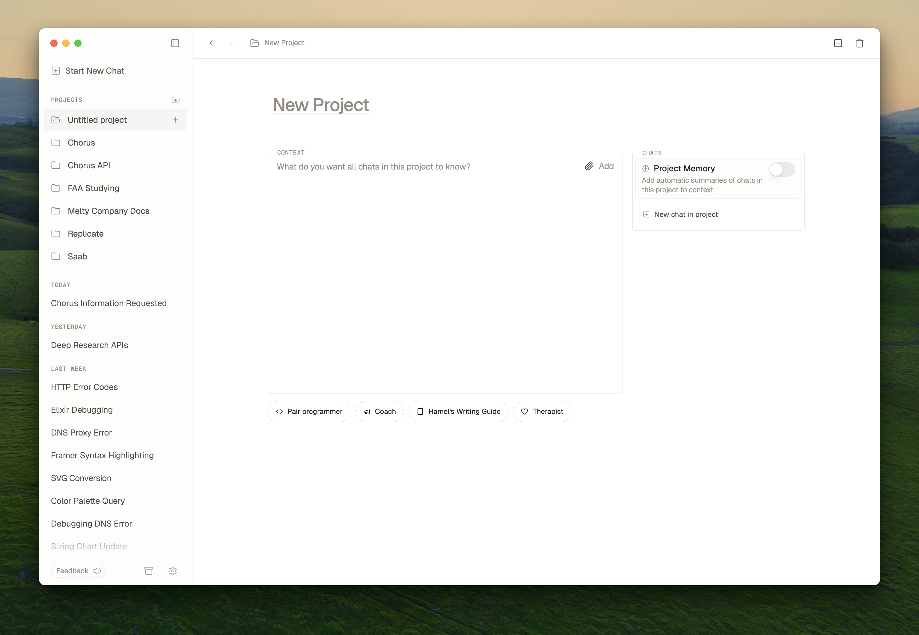 Projects