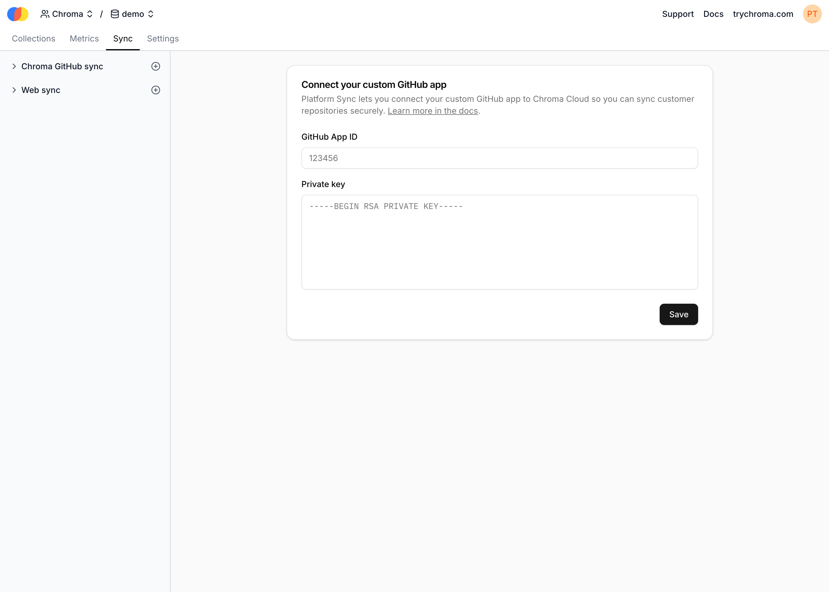 Creating a custom github app