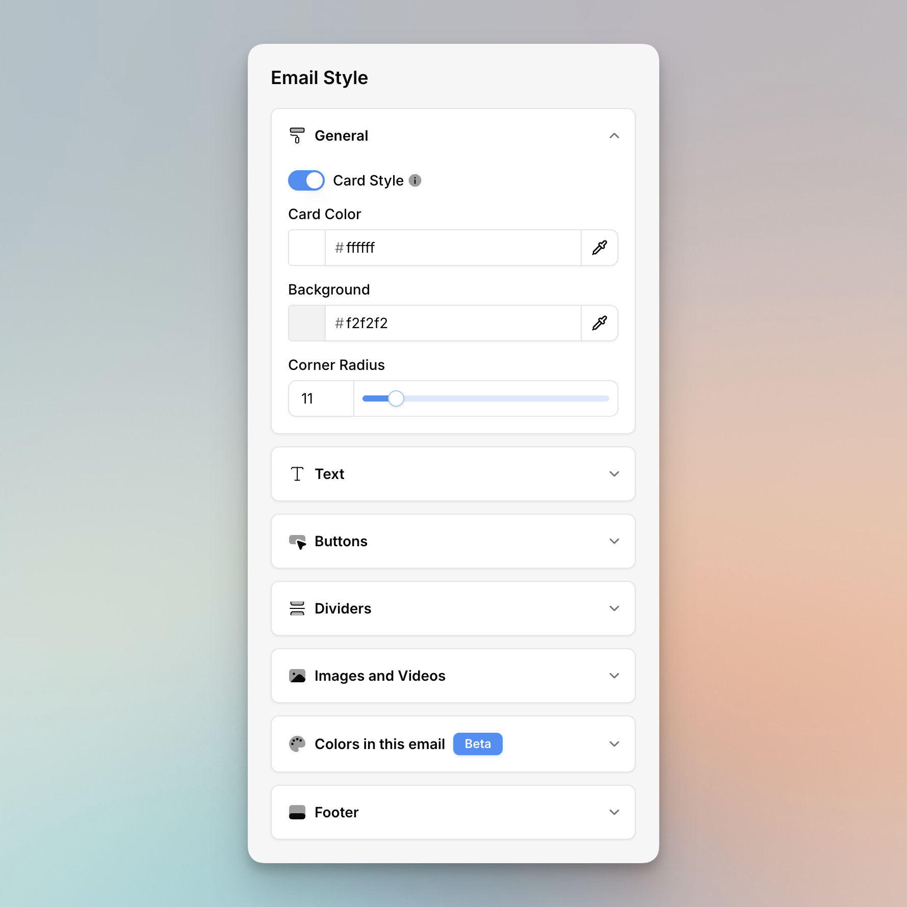 Email Styles - Flowforth Help Center