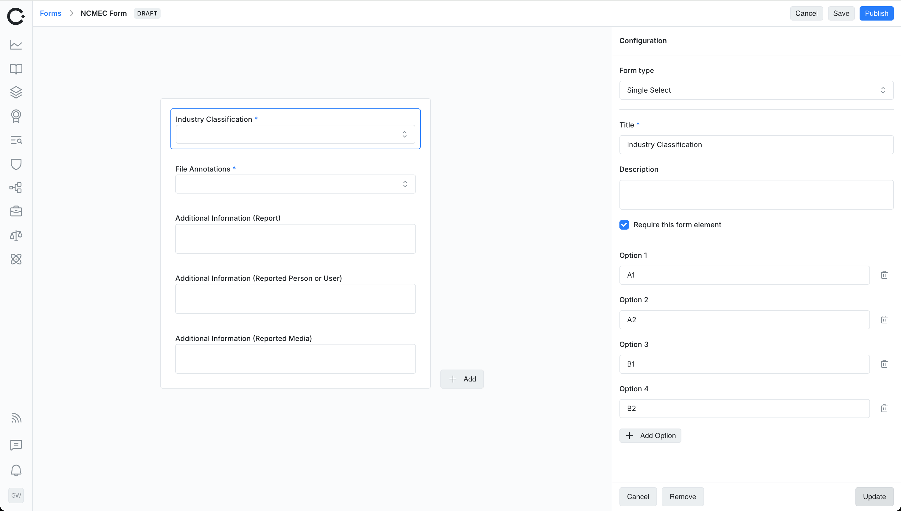 Create Forms