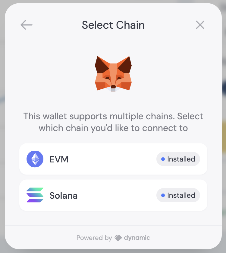 Wallet connection step 334