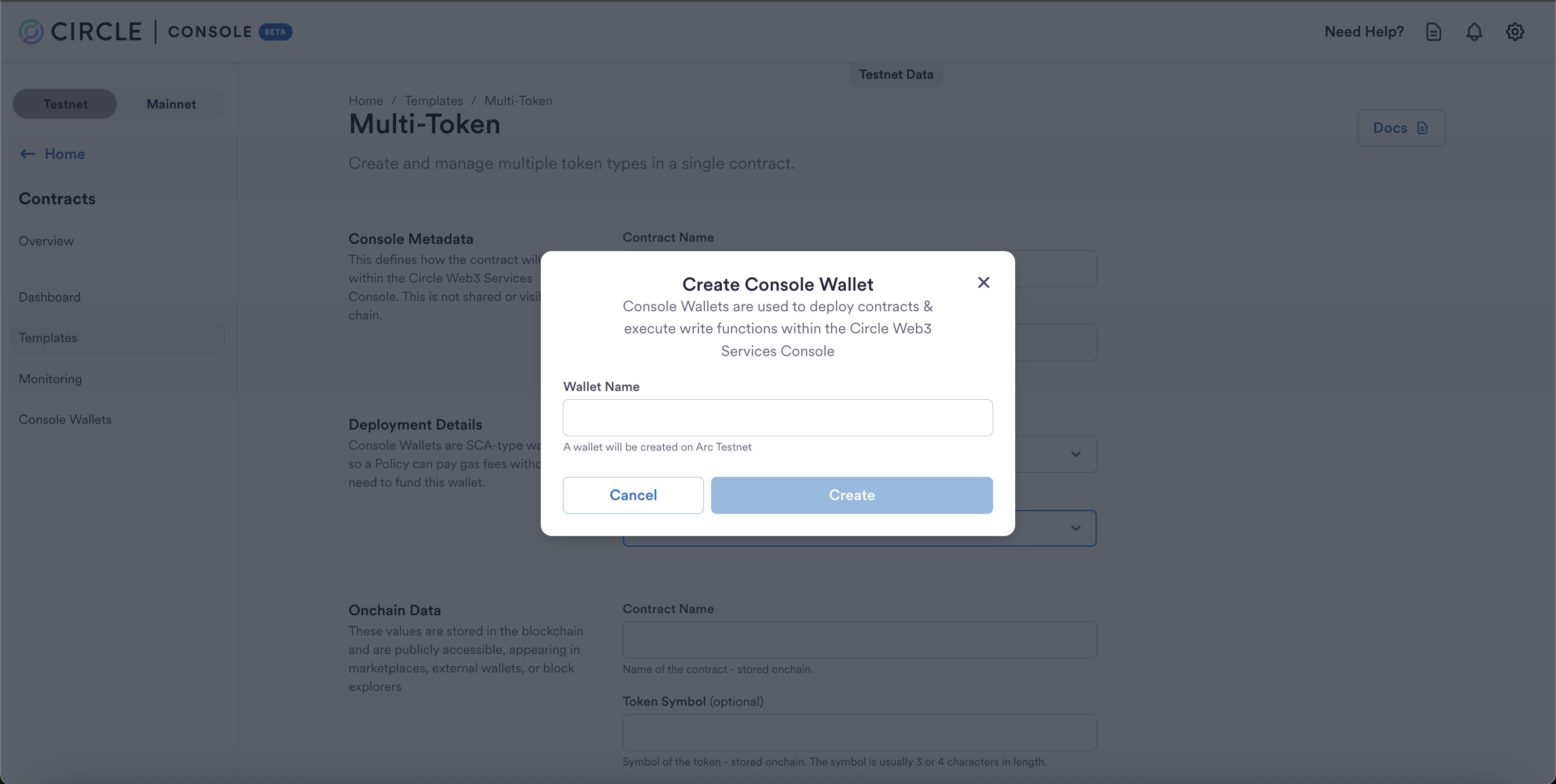 Quickstart: Deploy an ERC-1155 contract template - Circle Docs