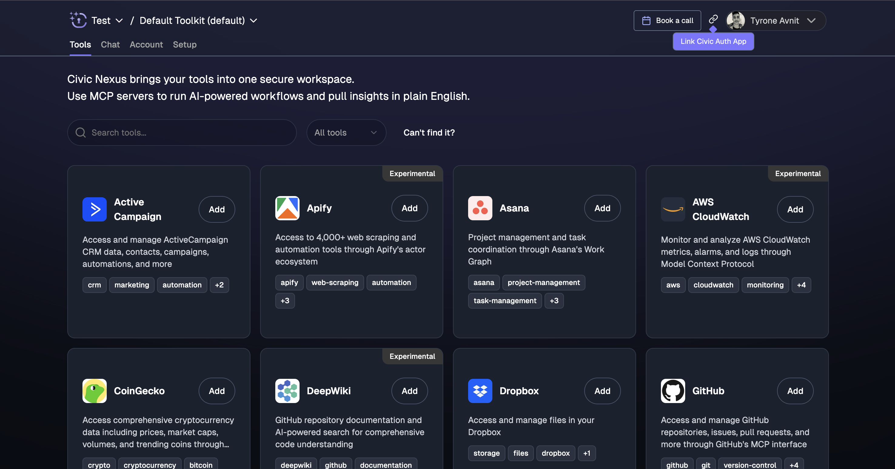 Linking Client ID in Civic settings
