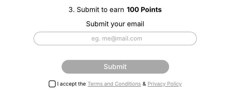 Submit an email task, user view