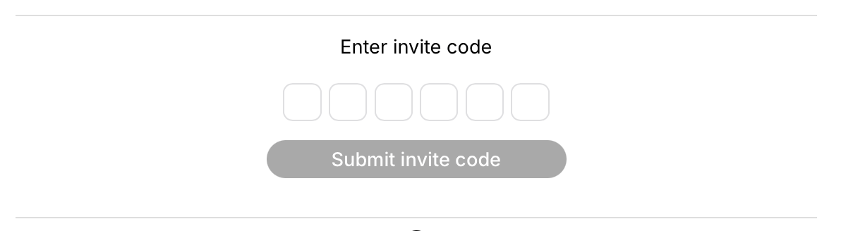 Example Invite code task