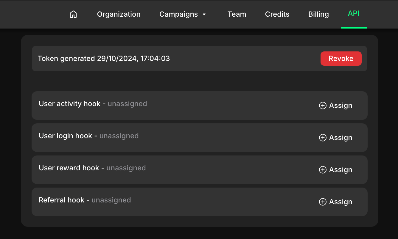 Pre-defined webhook types in claimr