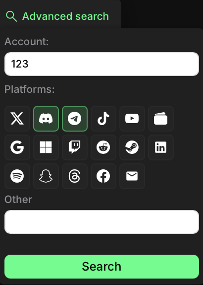 Activity export options
