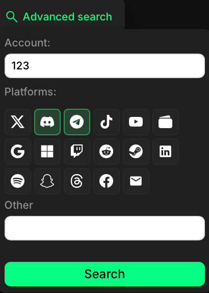 Activity export options